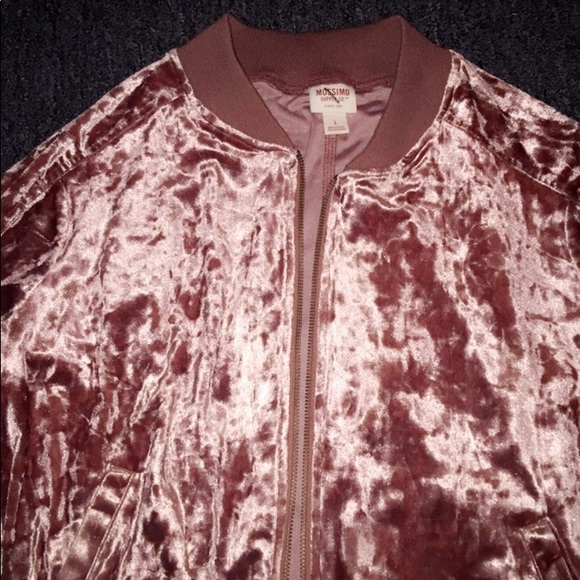 Metallic Pink Zip Up Sweatshirt - Picture 2 of 4